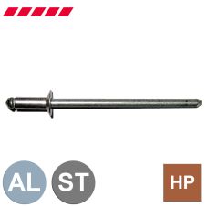 Blindnieten Senkkopf Alu/Stahl                                                                      