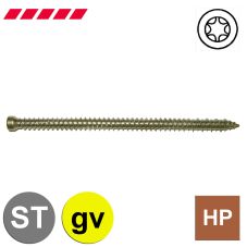 Fensterbau-Schrauben Zylinderkopf (für Holz) TX gelb verzinkt                                       