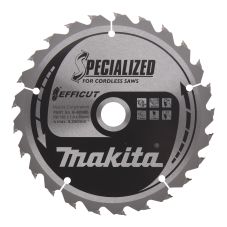 Makita Kreissägeblatt EFFICUT 165/20/25Z ATAFR 23° (für Akku-Handkreissägen)                        