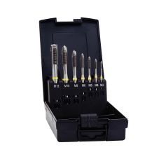 Maschinengewindebohrer-Satz HSS-E, Form B, universal, Gelbring (7-teilig)                           