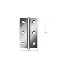 Scharnier gerollt, schmal                                                             