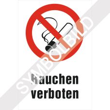 Verbotsschild (Kunststoff)                                                                          