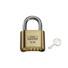 Vorhangschloss Burg Wächter "99 Ni 50" (Zahlenschloss)                                              