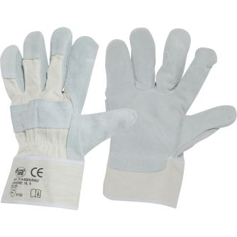 Arbeitshandschuhe Kernspaltleder grau                                                               
