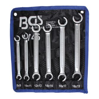 BGS Offener Doppelringschlüssel-Satz 1745 (6-teilig)                                                