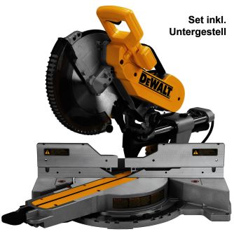 DeWalt Kapp- und Gehrungssäge DWS780 Set (mit Untergestell DE7023)                                  