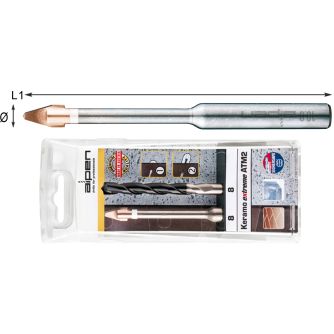 Feinsteinzeug-Fliesenbohrer Alpen                                                  