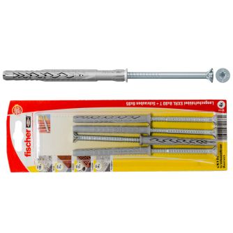 Fischer Langschaftdübel SXRL-T mit Sicherheits-Senkkopfschraube (Minipaket)                         
