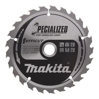 Makita Kreissägeblatt EFFICUT 165/20/25Z ATAFR 23° (für Akku-Handkreissägen)                        
