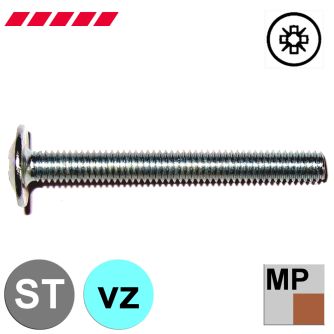 Möbelgriffschrauben verzinkt (mit Kombi-Kreuzschlitz) (Minipaket)                                   