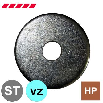Scheiben flach DIN 1052 verzinkt (für Holzverbinder)                                    
