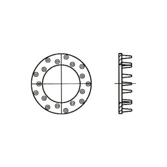 Scheibendübel einseitig C11 (Einpressdübel)                          