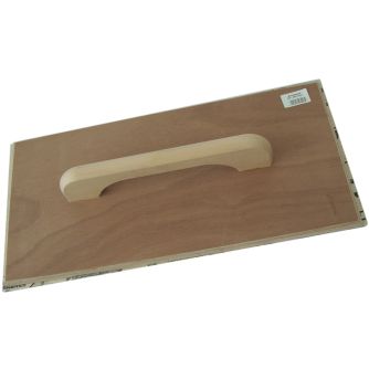 Schleifbrett aus Holz mit grobkörnigem Belag                                        