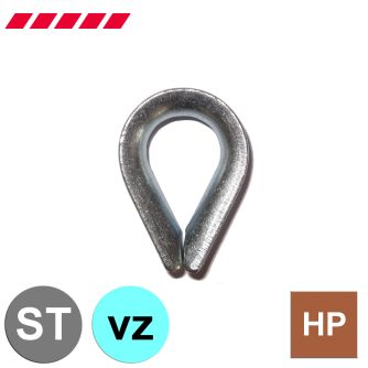 Seilkauschen verzinkt                                                                               