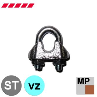 Seilklemmen ähnl. DIN 741 verzinkt (Minipaket)                                   