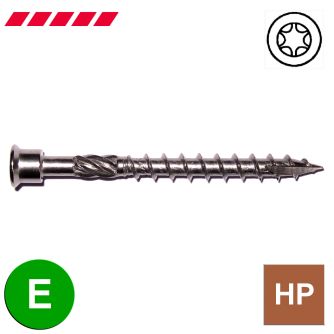 Terrassenschrauben Zylinderkopf T-Tec TX Edelstahl gehärtet                                         