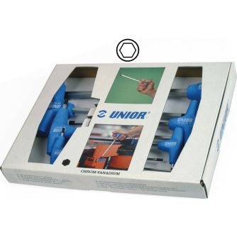 Winkelschraubendrehersatz T-Griff Unior 193 HX Skt                                                  
